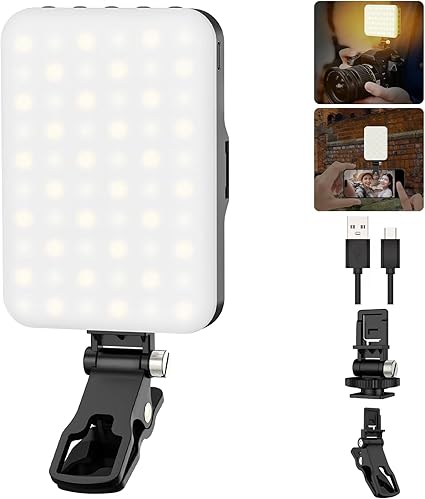 Hagibis LED Camera Light - Portable Photography Lighting with 60 LED