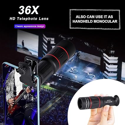 36X Long Focus Telephoto Phone Lens for iPhone and Android - Image 2